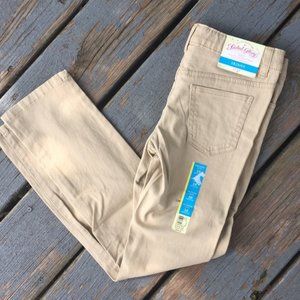 FADED GLORY kids pants sz 10 khaki NWT